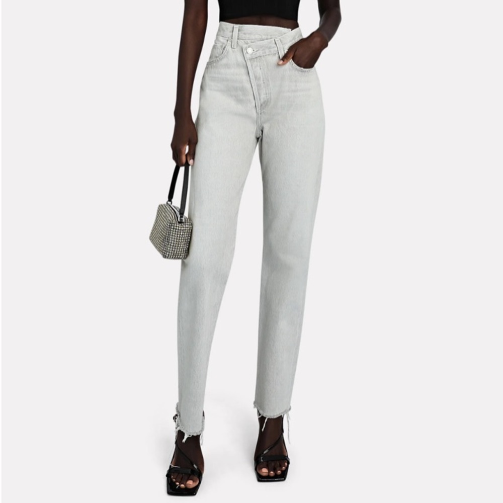NWT AGOLDE Criss Cross Straight-Leg Jeans size 29